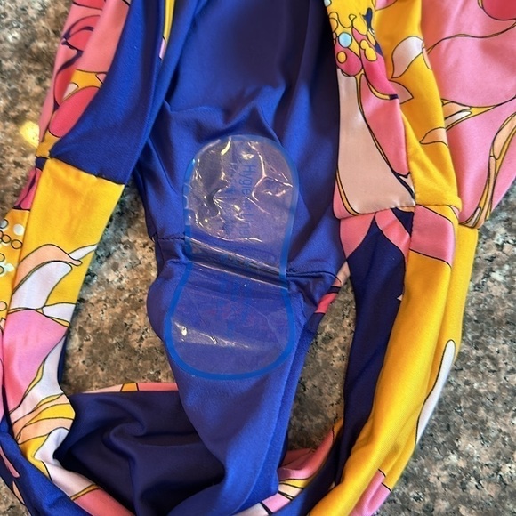 Trina Turk Breeze High Waist Swim Bottom in Multi - Picture 10 of 10